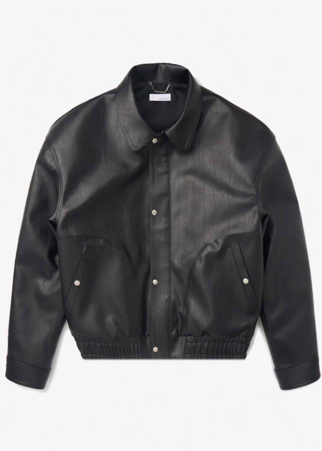 CORSET-SEAMED FAUX LEATHER JUMPER 상품이미지3