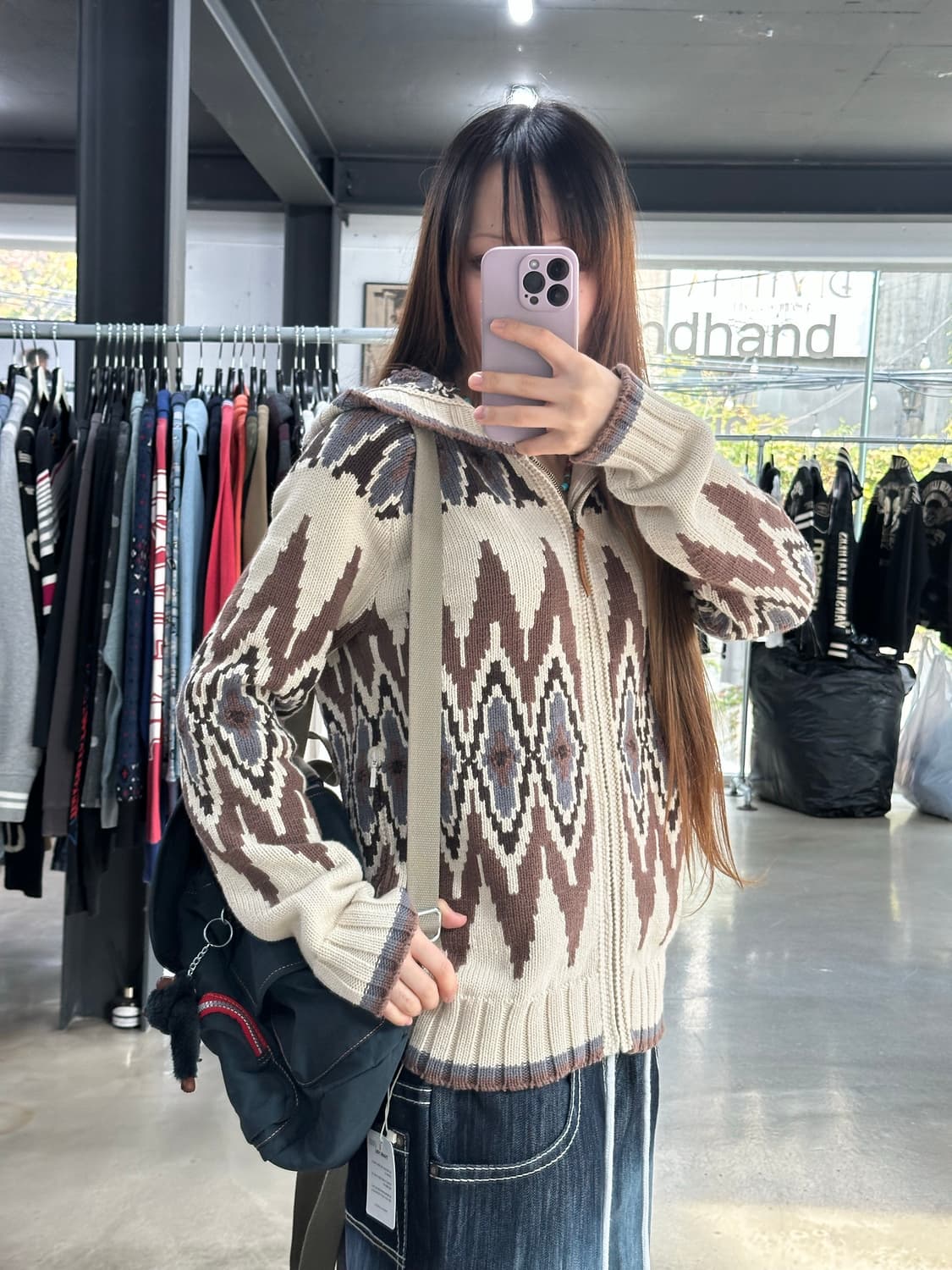 히스테릭글래머 후드 코위찬 집업 상품이미지4