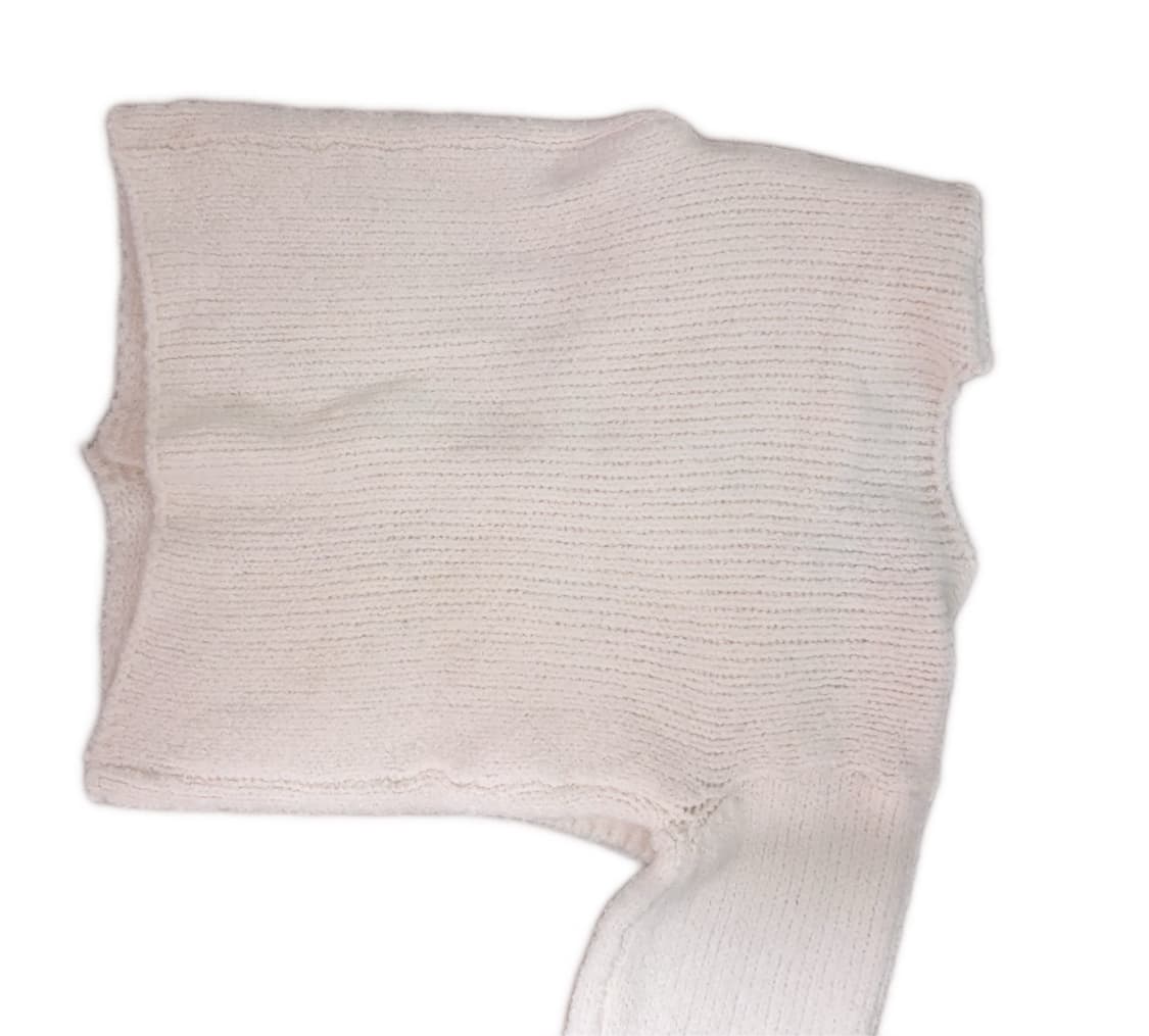 아이보리 브이넥 가디건 갸루 라떼 jk 모리걸 상품이미지3