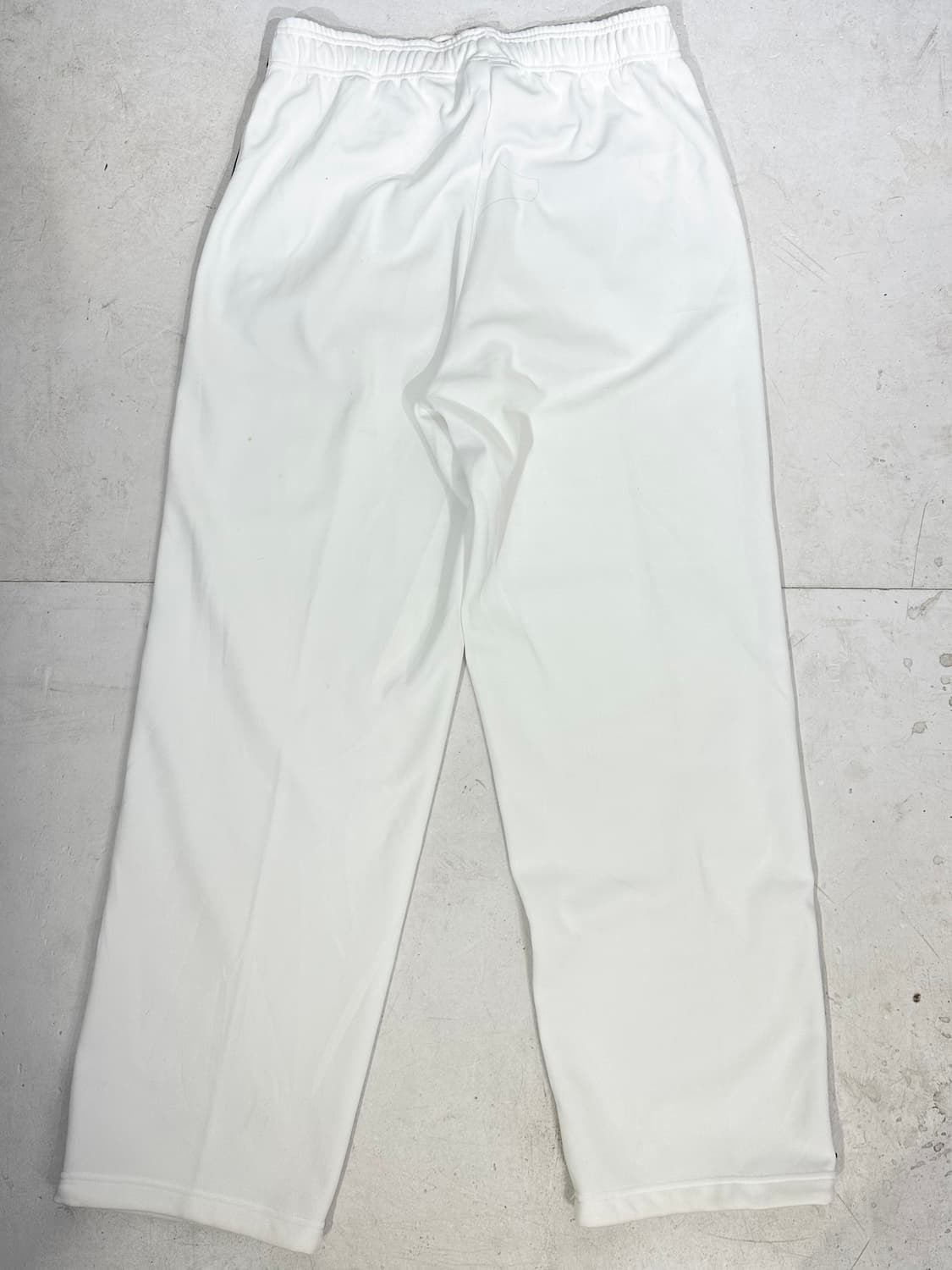 아디다스 화이트 대대장 블랙 라인 와이드 트레이닝 팬츠 추리닝 바지 L 상품이미지5