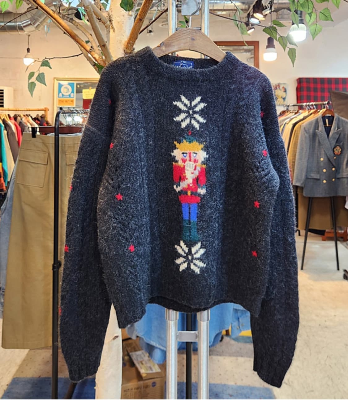 wool rich 울리치 울 챠콜 스웨터 상품이미지1