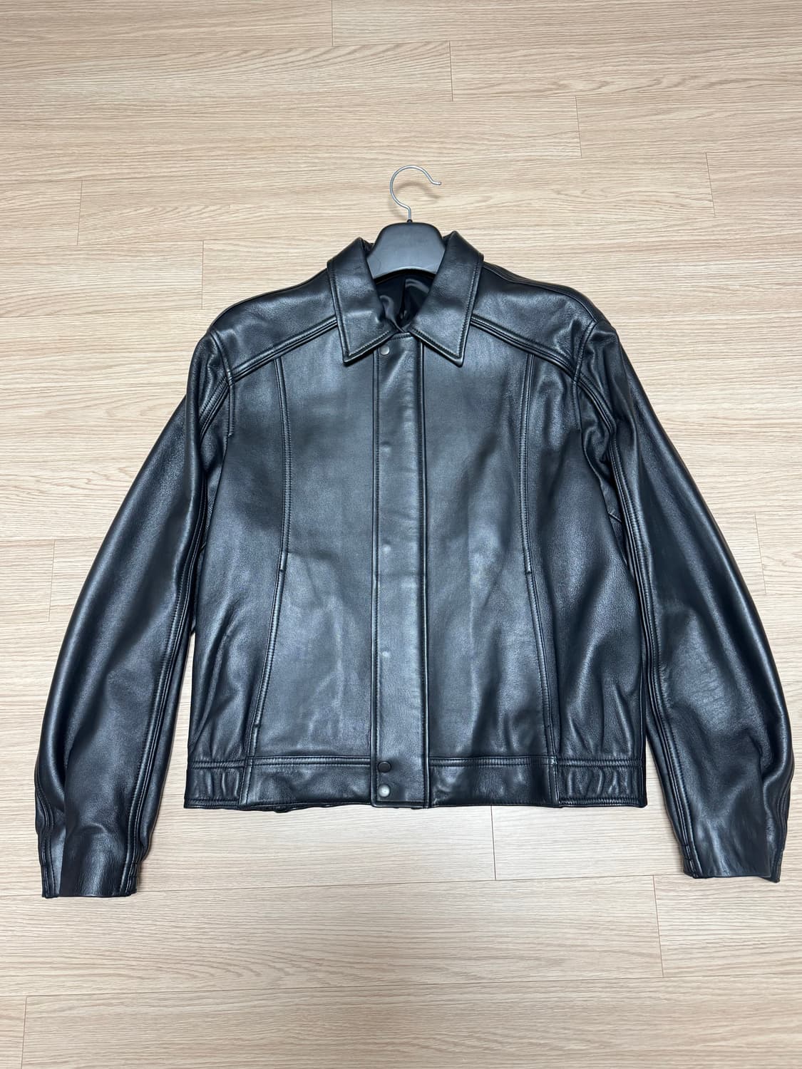 [M] 유스 레더 봄버 상품이미지2