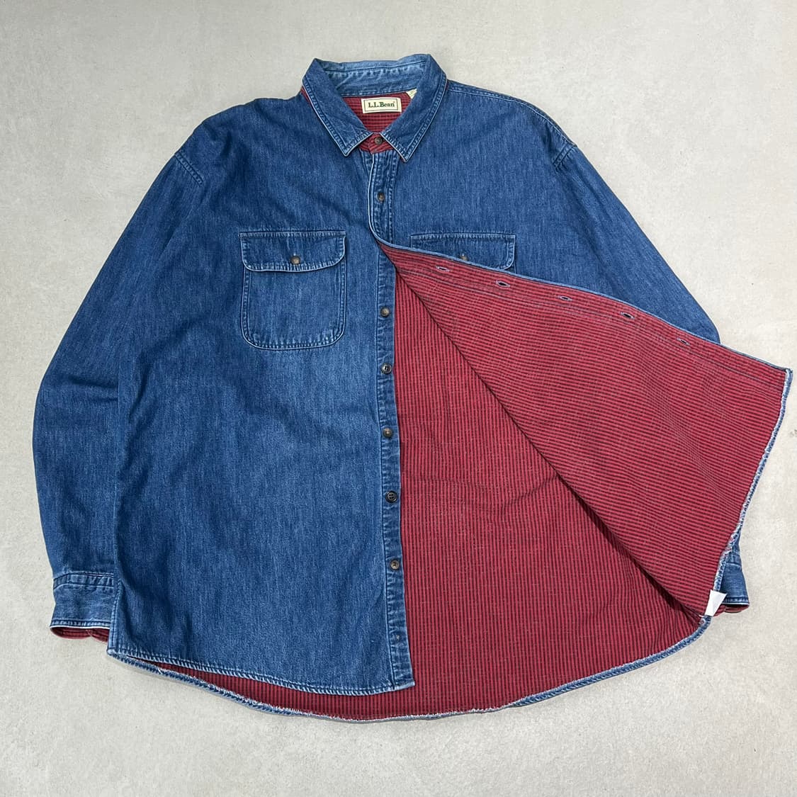 엘엘빈 헤비 데님셔츠 s09448 상품이미지3