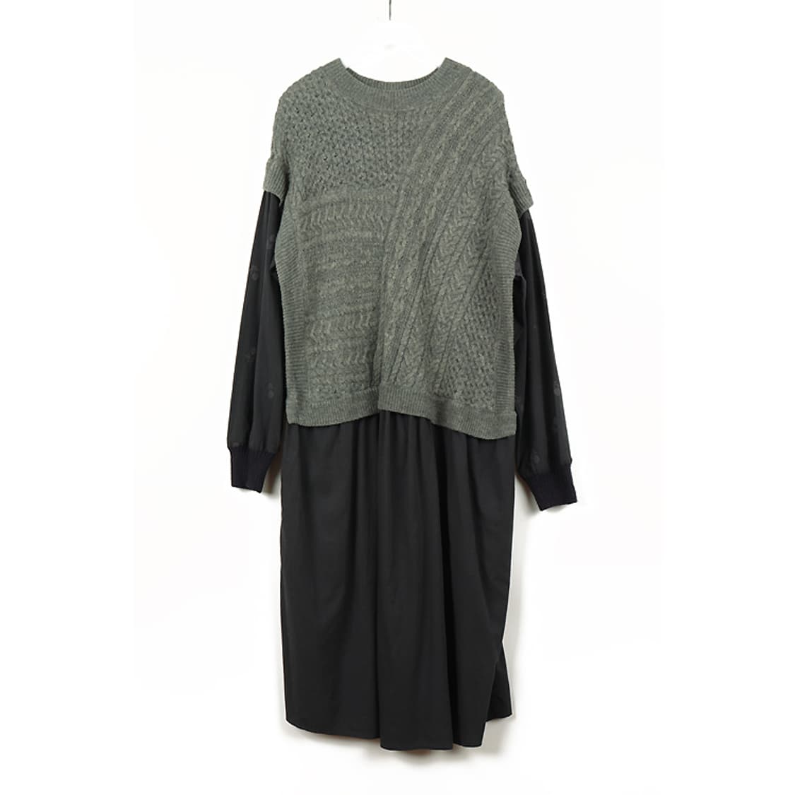 SUPER HAKKA 니트원피스(F) 수퍼하카원피스 모리걸 상품이미지1