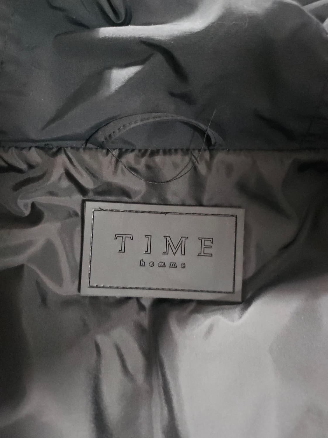 타임 옴므 구스 블랙 후드 패딩 점퍼 105 상품이미지4