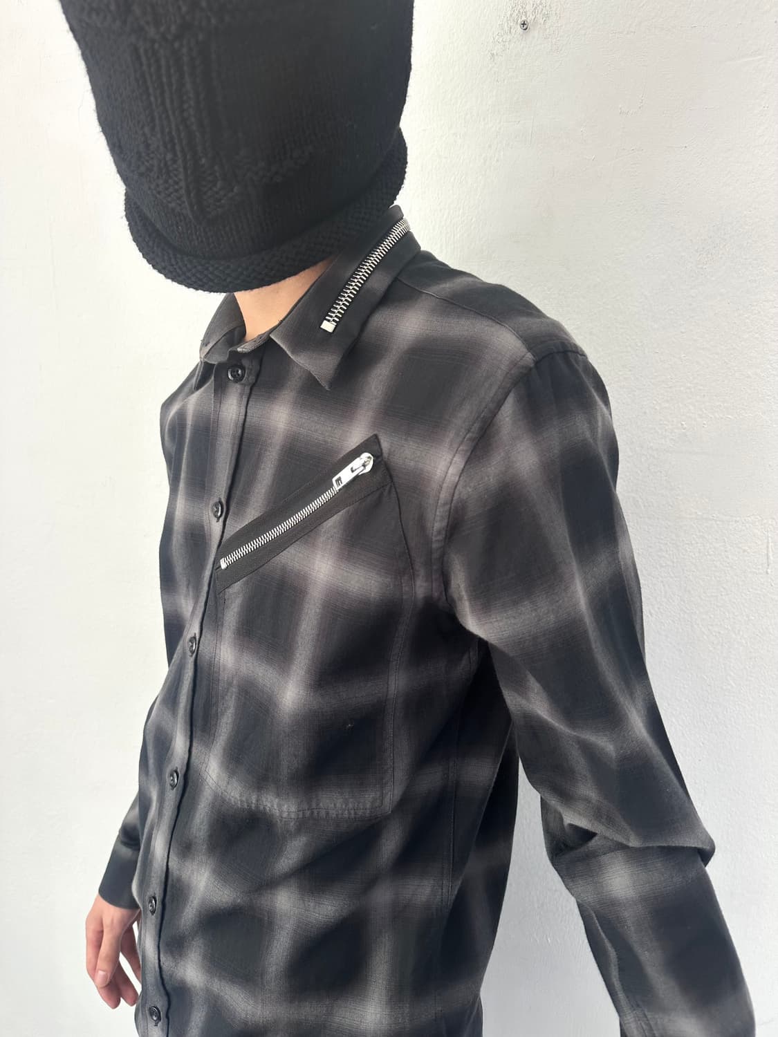 지방시 17AW 리카르도티시 멀티 지퍼 체크셔츠 상품이미지2