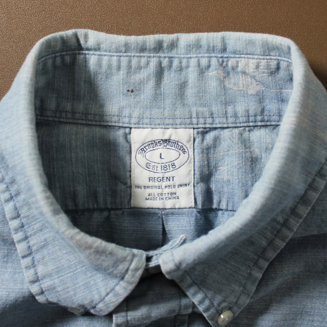 Brook Brothers 브룩 브라더스 데님 연청 셔츠 상품이미지3