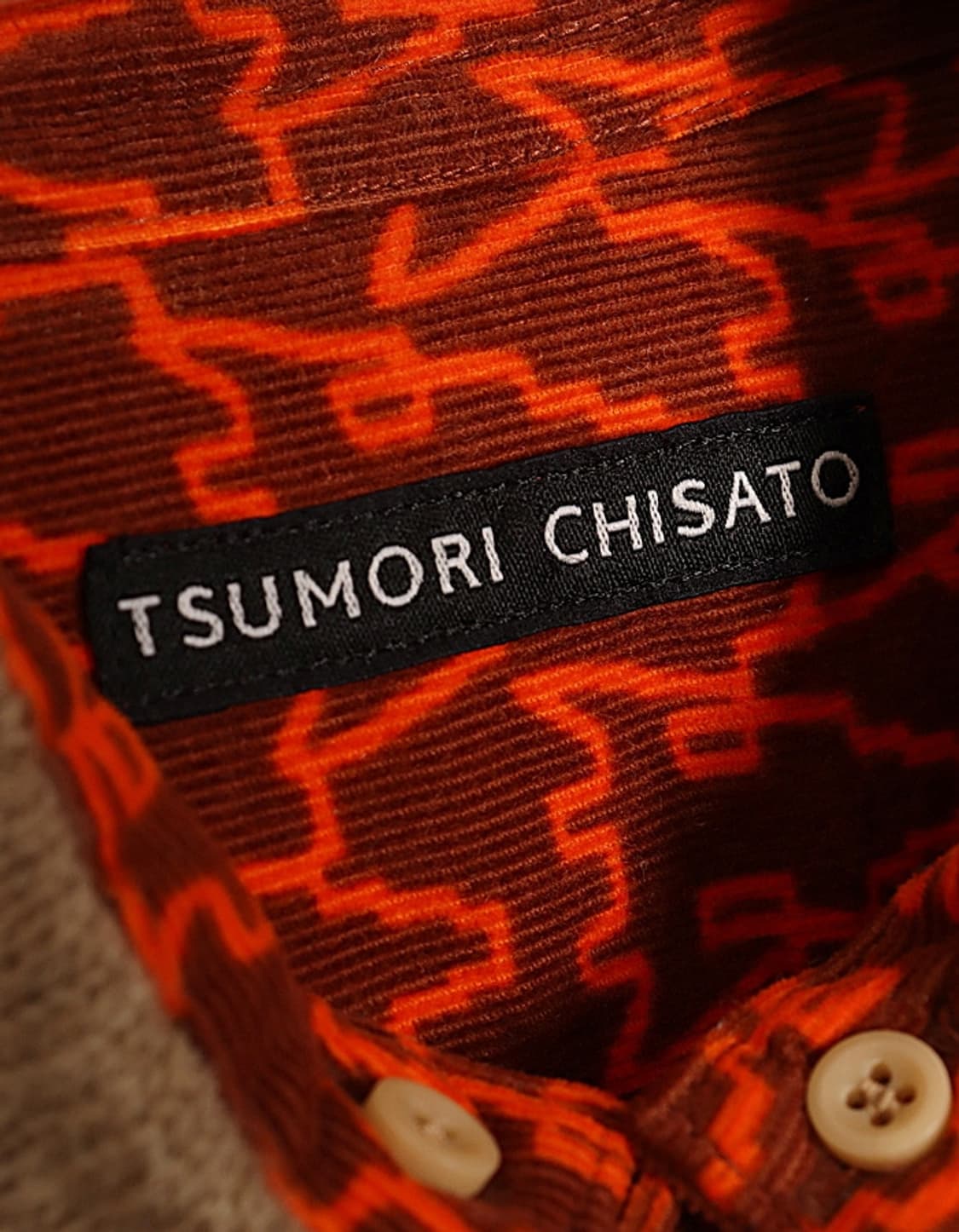 츠모리 치사토 코듀로이 레이어드 셔츠 상품이미지5