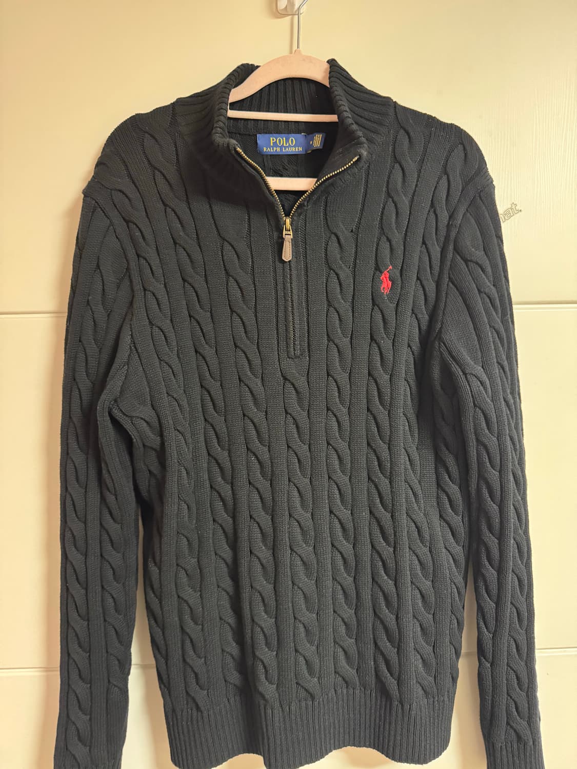 M 폴로 반집업 니트 상품이미지1