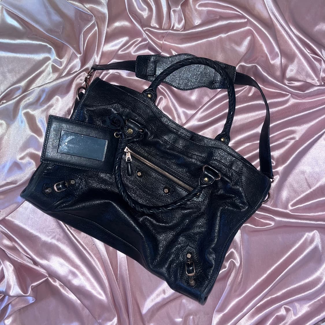 Balenciaga 발렌시아가 모터백 시티백 블랙 상품이미지1