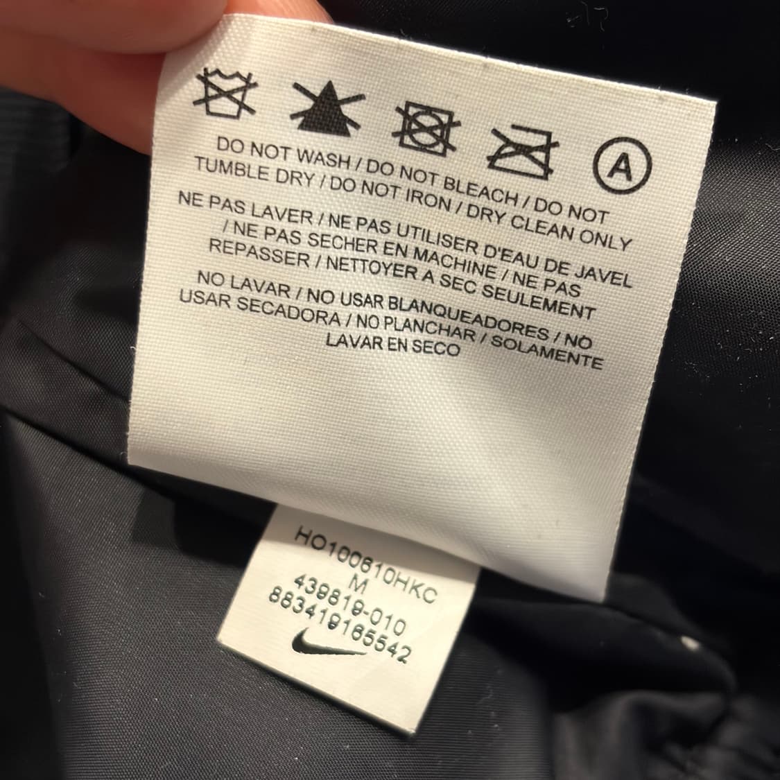 [M] 나이키 파퀴아오 헤리티지 챔피언 봄버 바시티 자켓 블랙 C257 상품이미지10