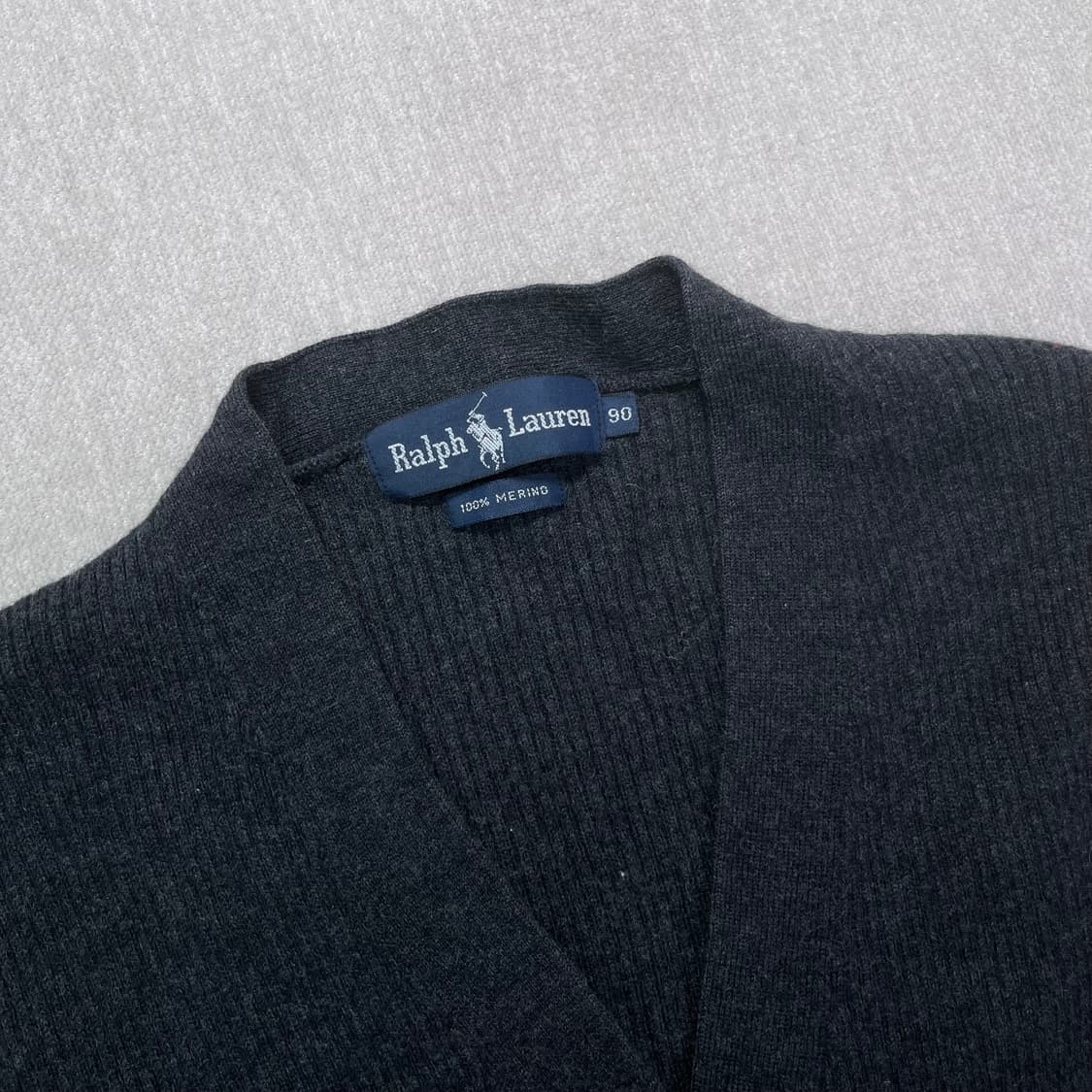 W 90 폴로랄프로렌 울 골지 가디건 상품이미지2