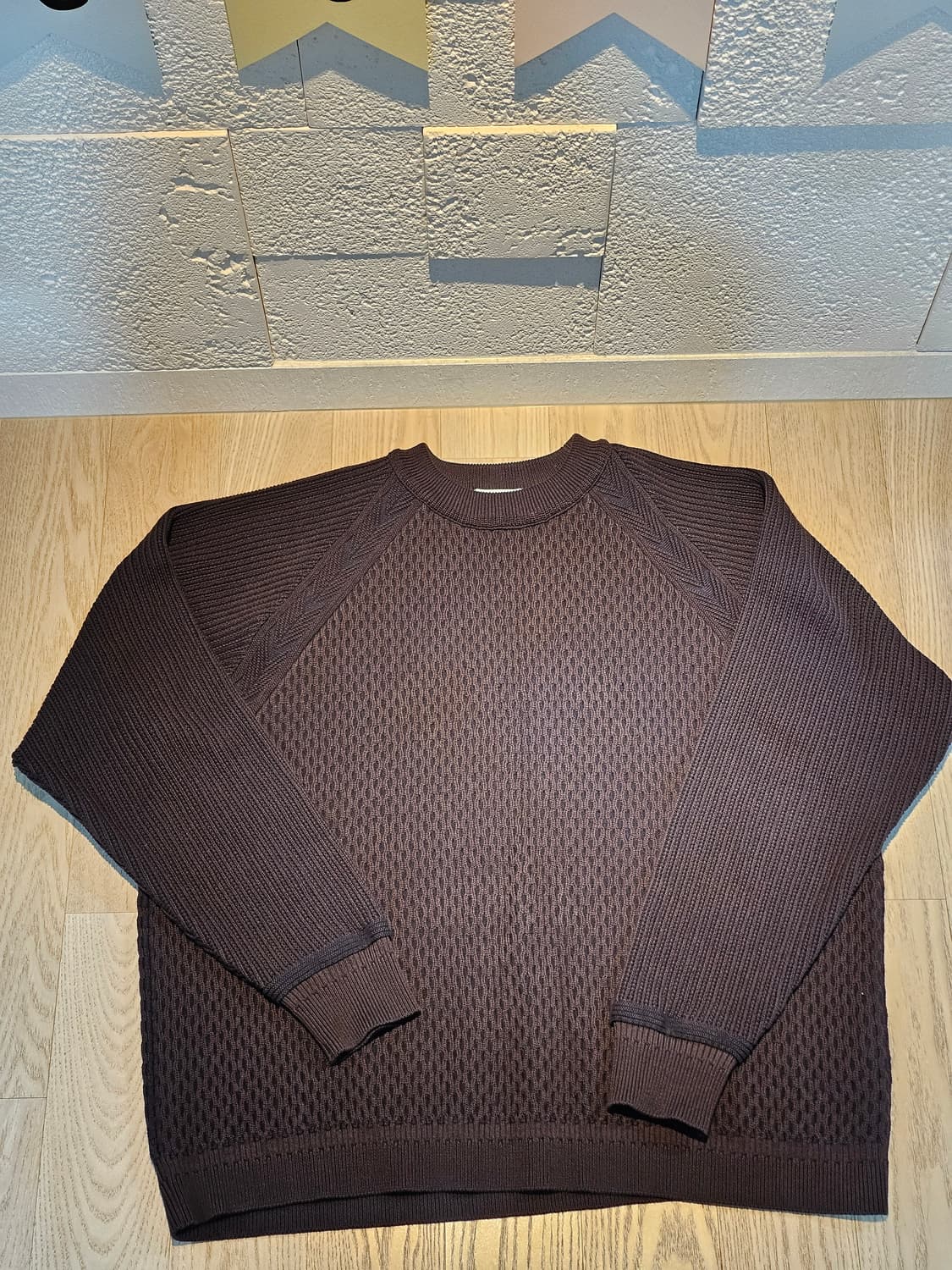 야시키 니트 1 size Brown 상품이미지1