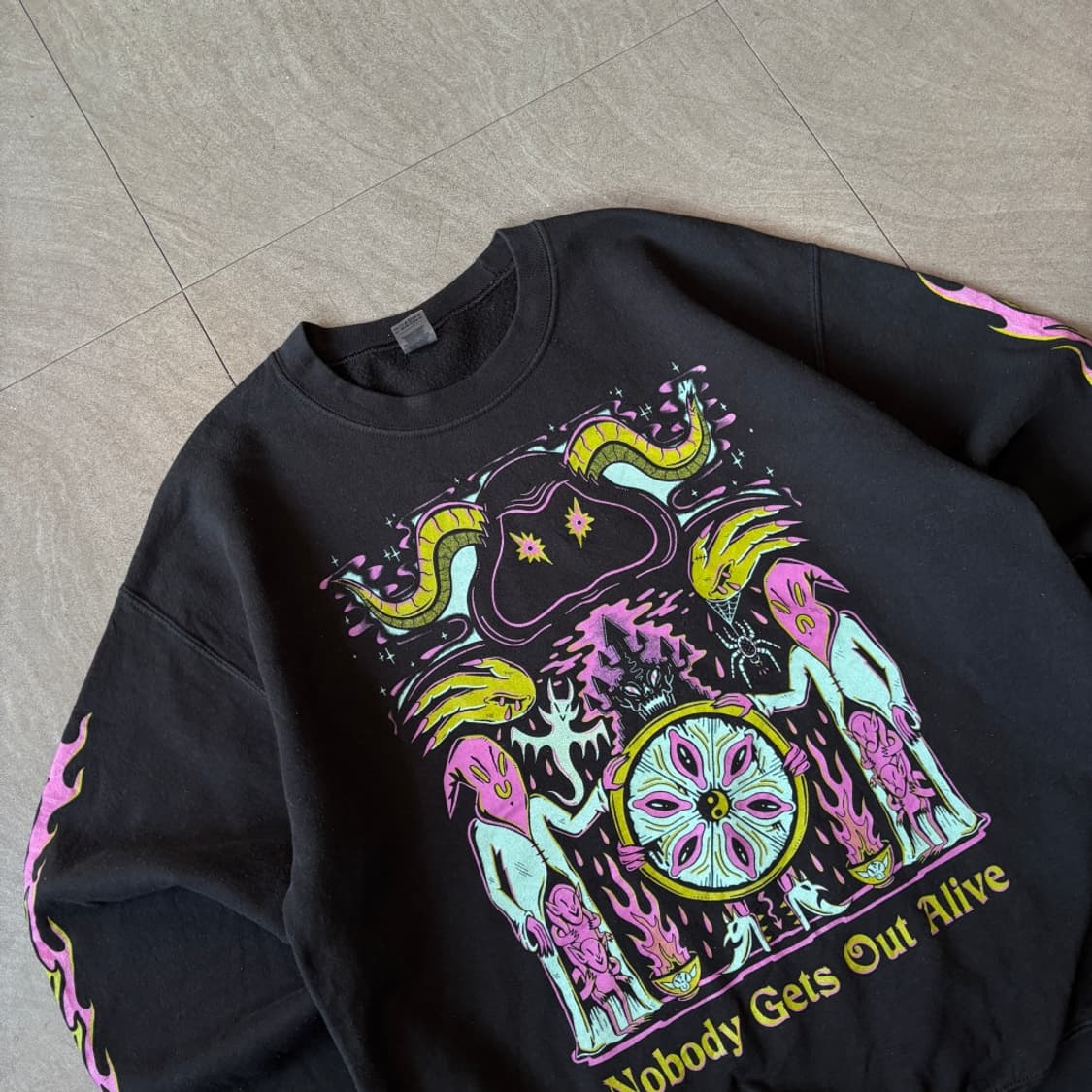 빈티지 길단 플레임 스웻 셔츠 상품이미지2