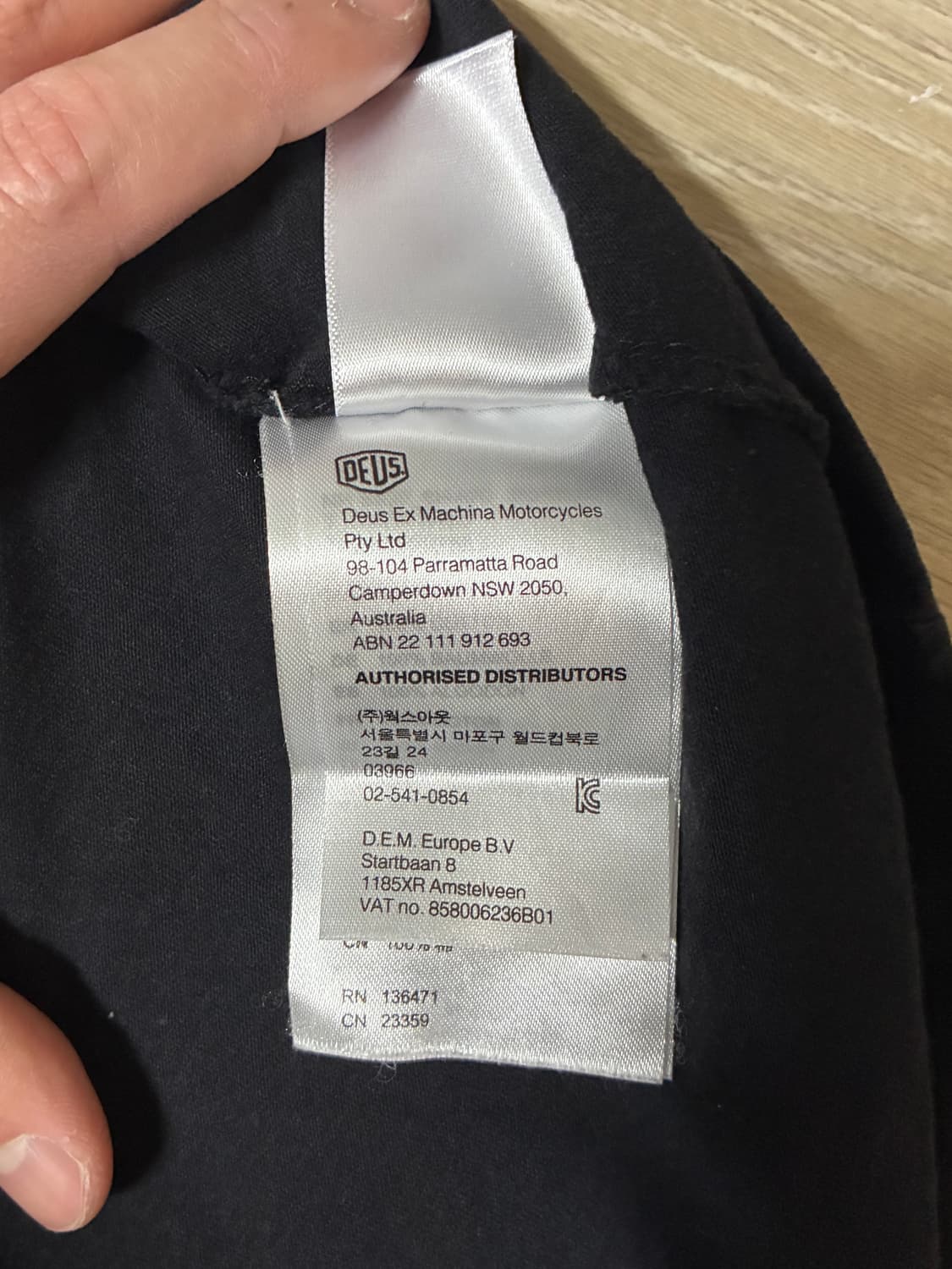 데우스 엑스 마키나 반팔 xl 상품이미지4