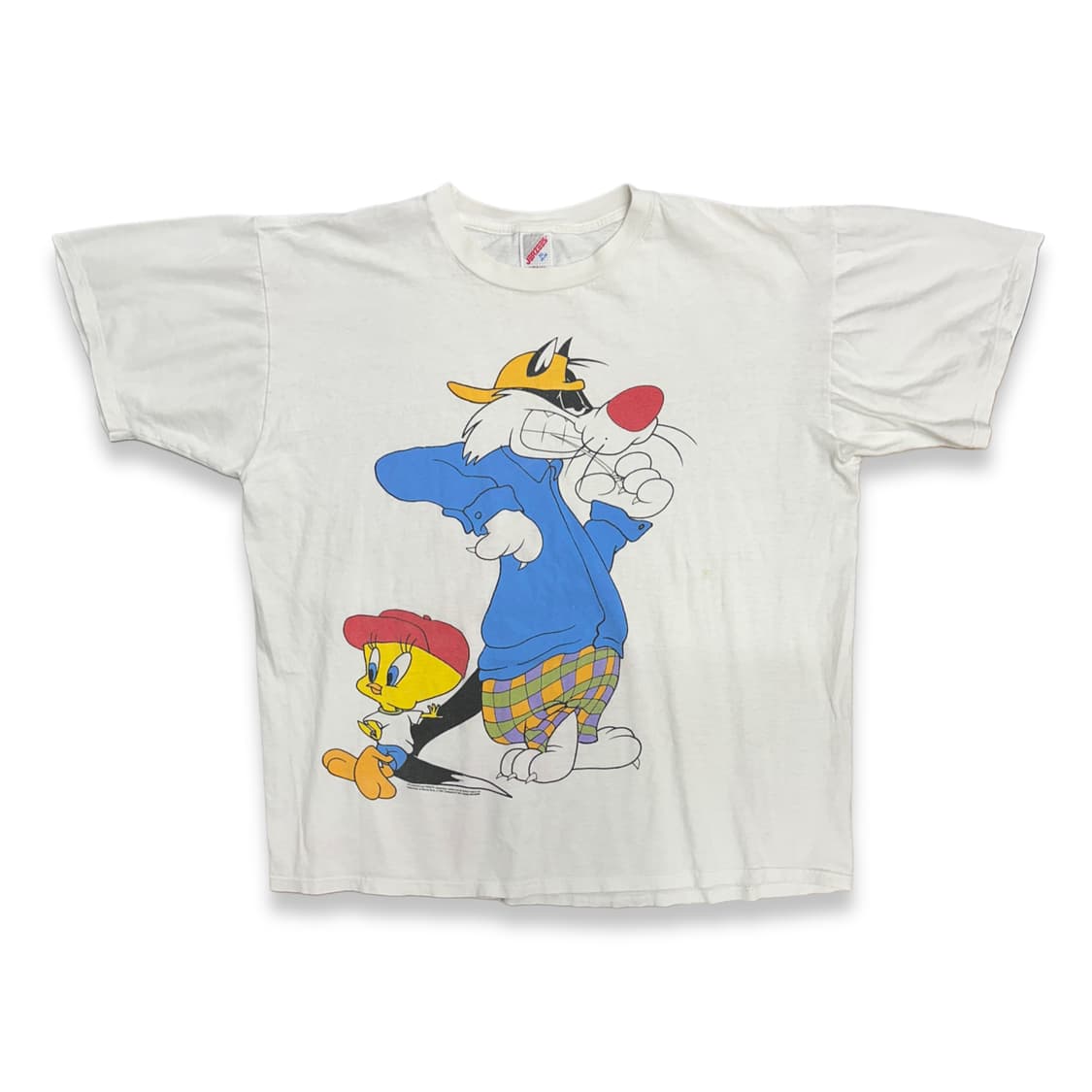 1993' 실베스터와 트위티 카툰 티셔츠 XL 상품이미지1