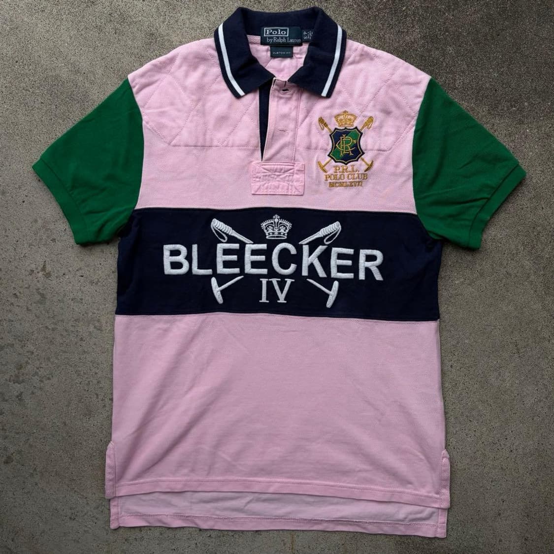 폴로 랄프 로렌 블리커 IV 럭비 셔츠 스타일 반팔 카라티 상품이미지1