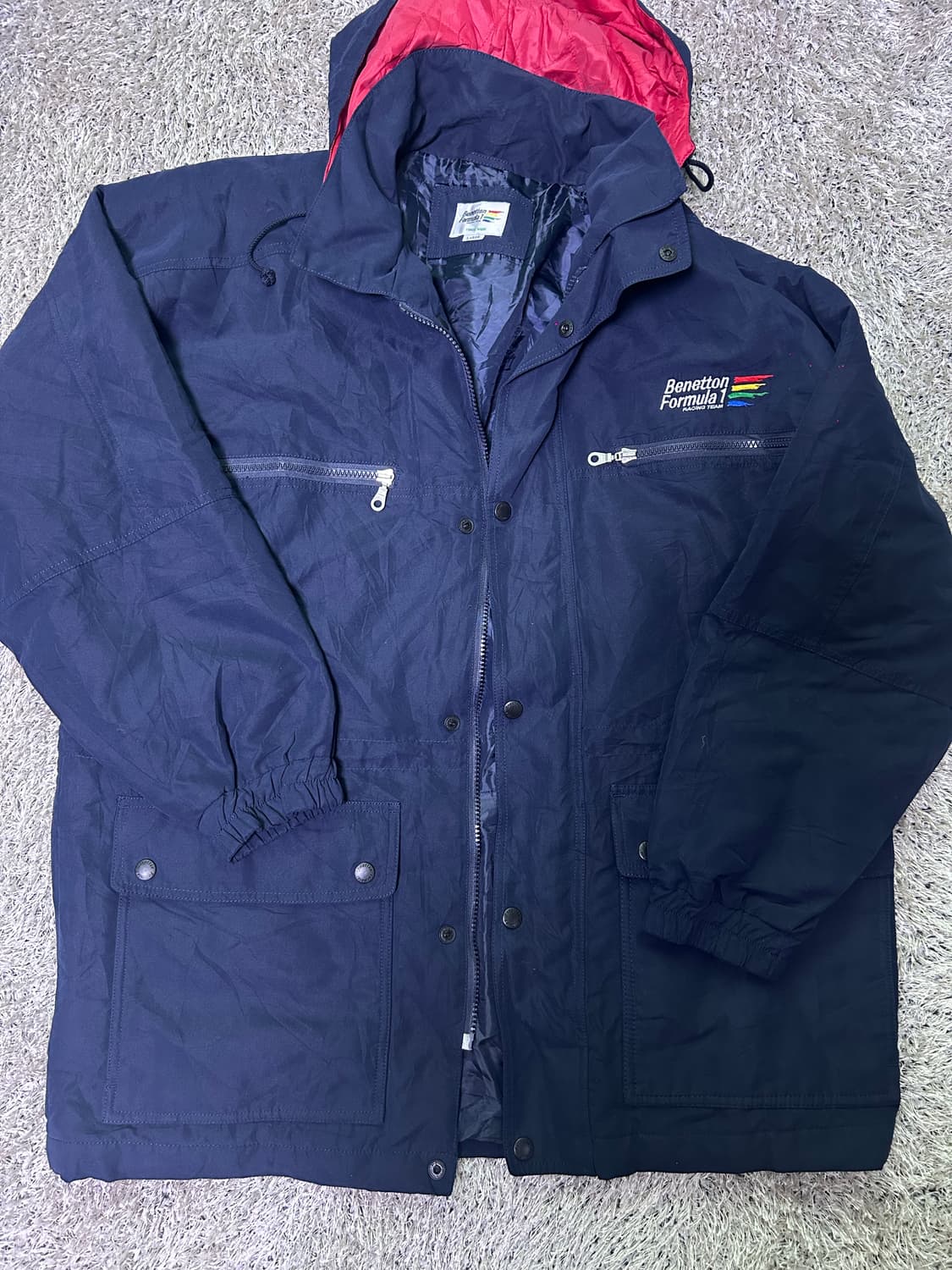 일본판 베네통 바람막이 후드자켓 사이즈 105~110 상품이미지1