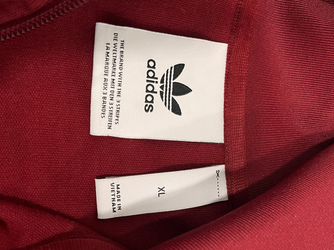 아디다스 베켄바우어 버건디 져지 트랙탑 XL 105 상품이미지7