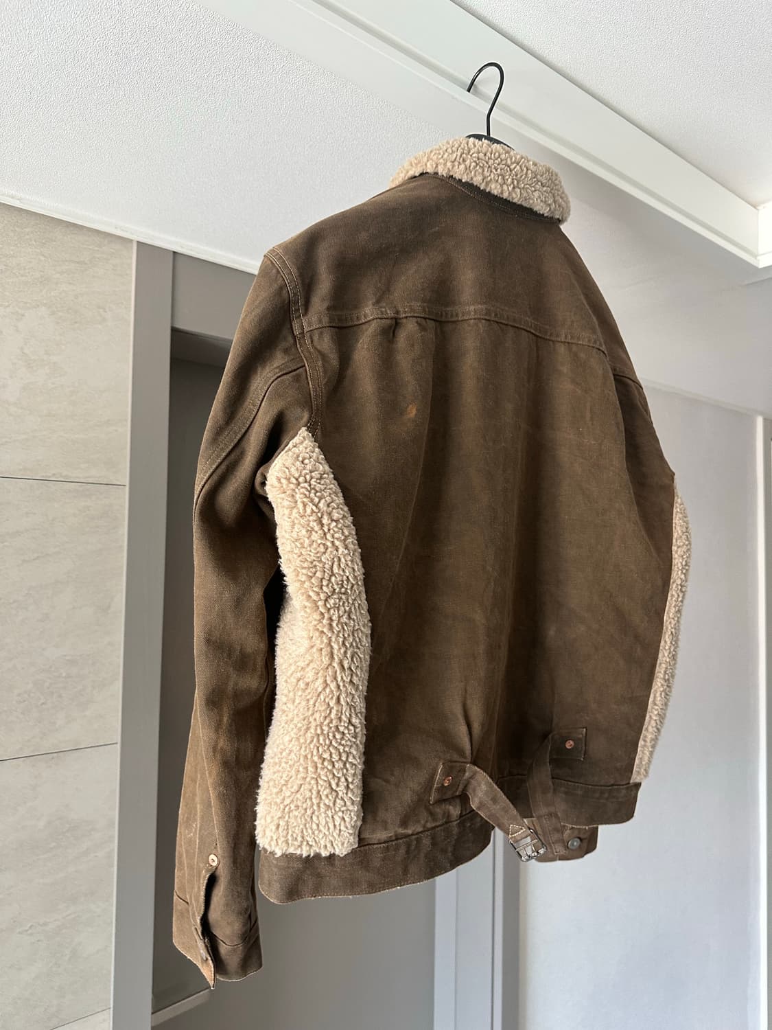 더블알엘 RRL 그리즐리자켓 브라운 L 상품이미지3