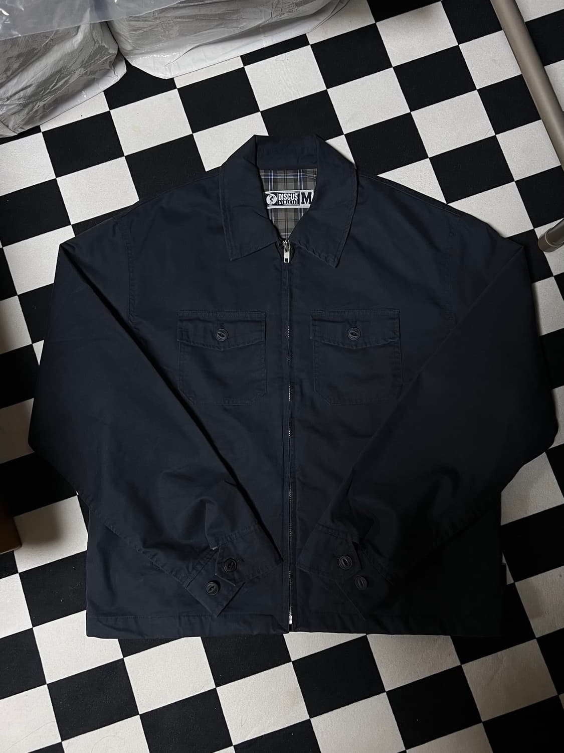 [M] 디스커스 애슬레틱 유틸리티 트윌 자켓 네이비 상품이미지3