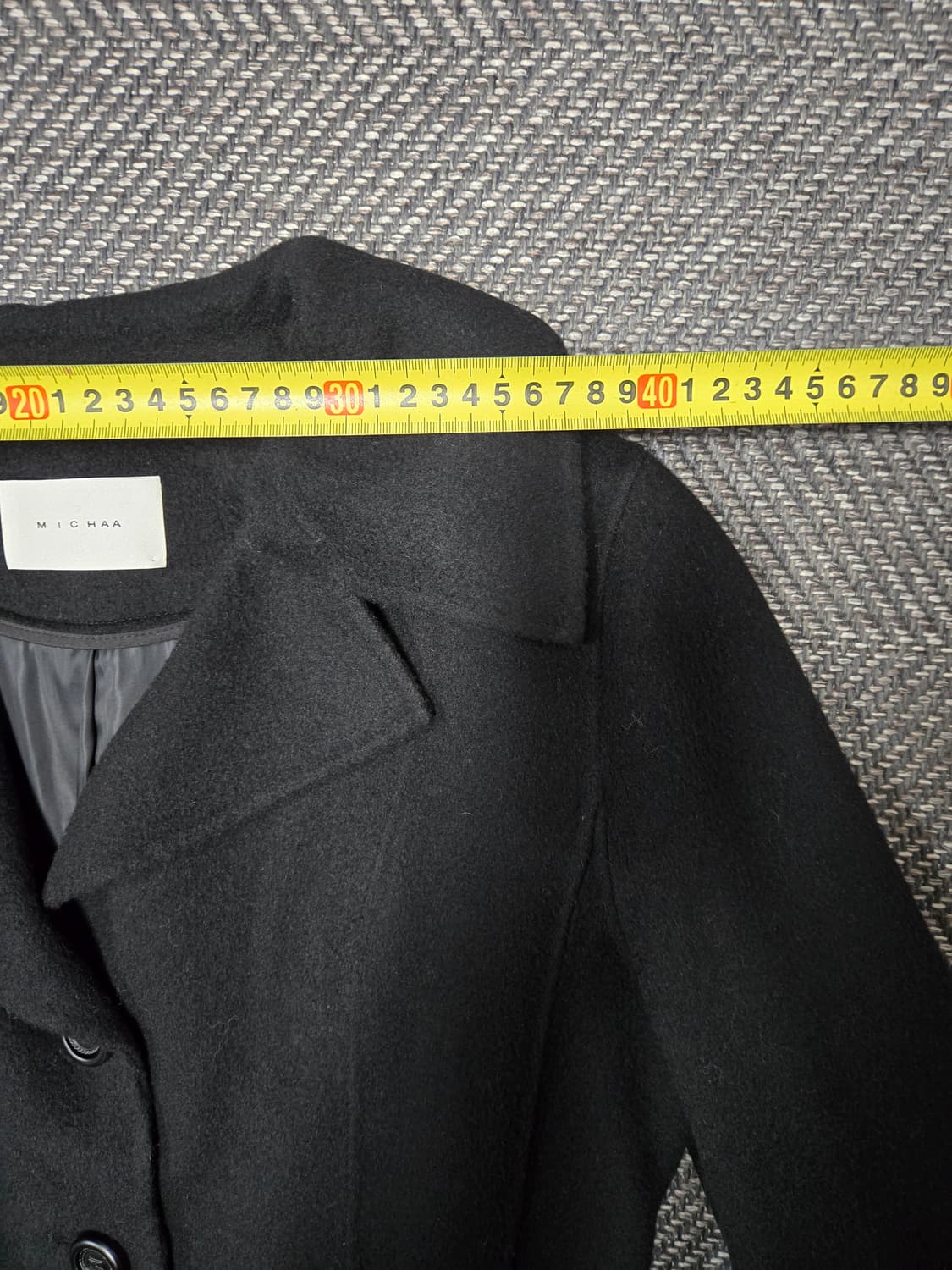 미샤 MICHAA 모52% 캐시미어48% 자켓 상품이미지6