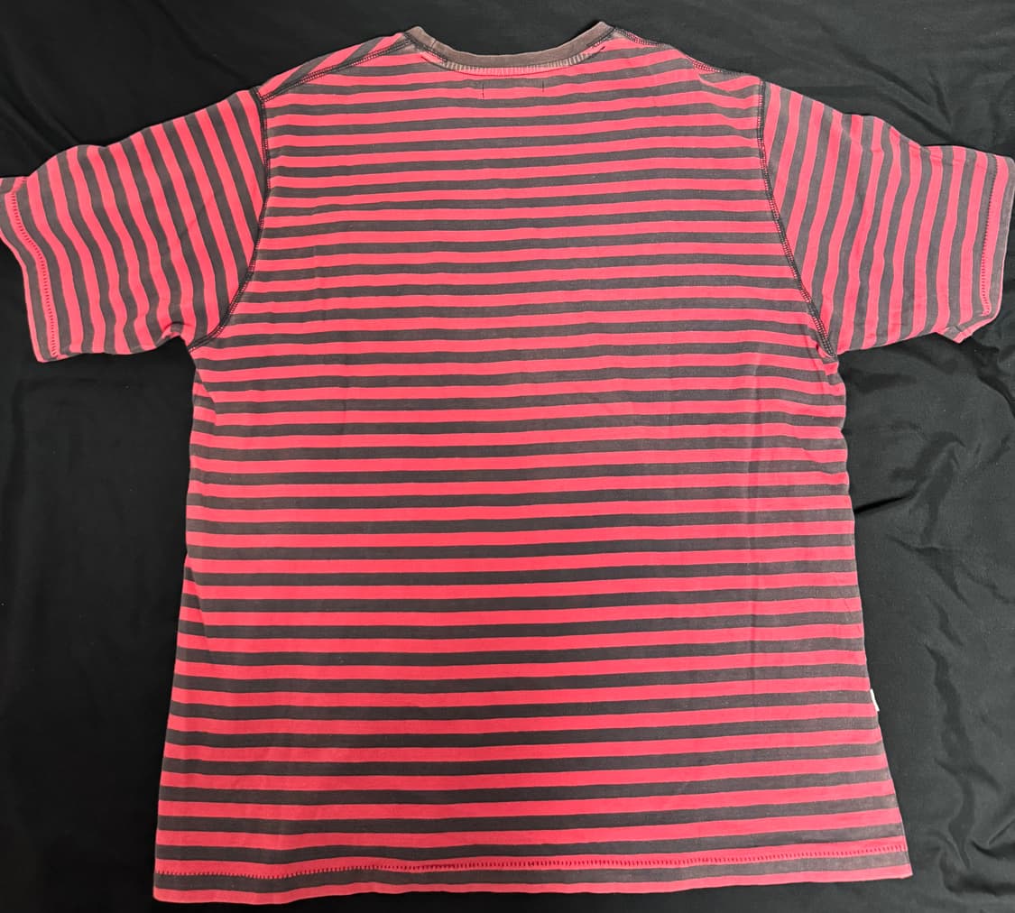 해칭룸 VTG 레드 스트라이프 반팔 (2) 상품이미지3