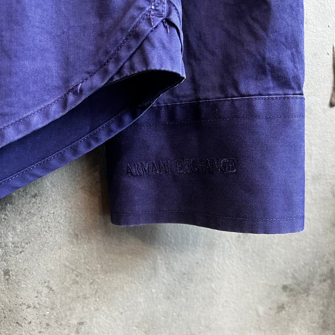 아르마니 익스체인지 퍼플 버튼업 셔츠 상품이미지6
