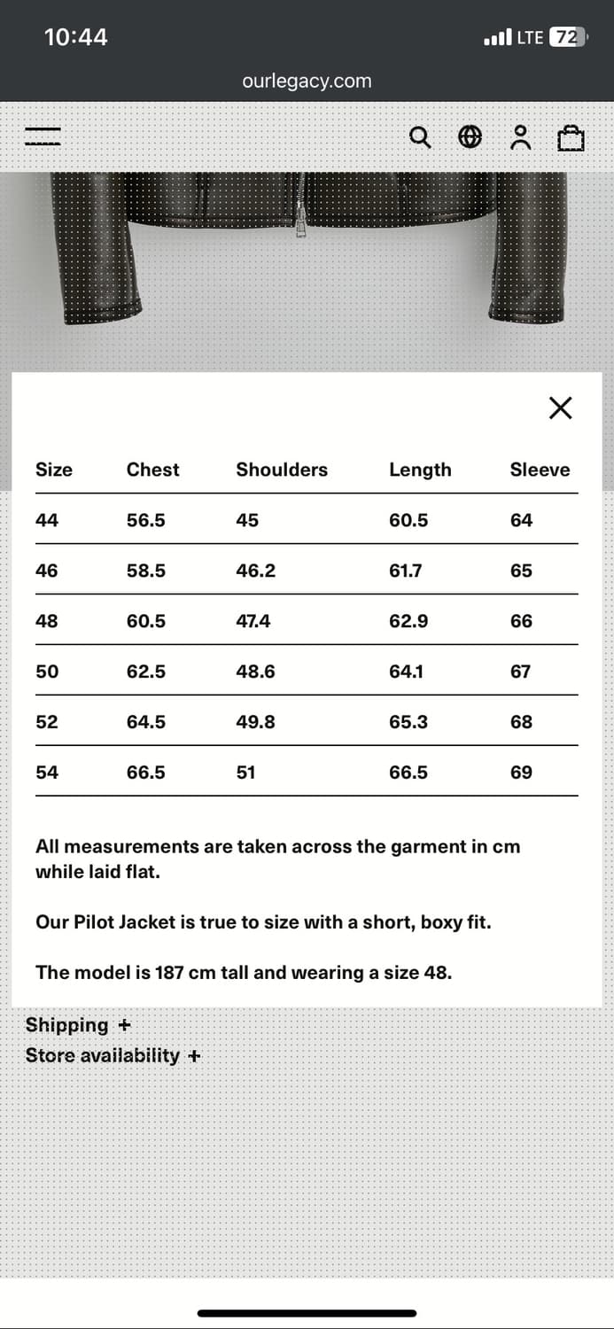 아워레가시 파일럿 무스탕 자켓 (48) 상품이미지9