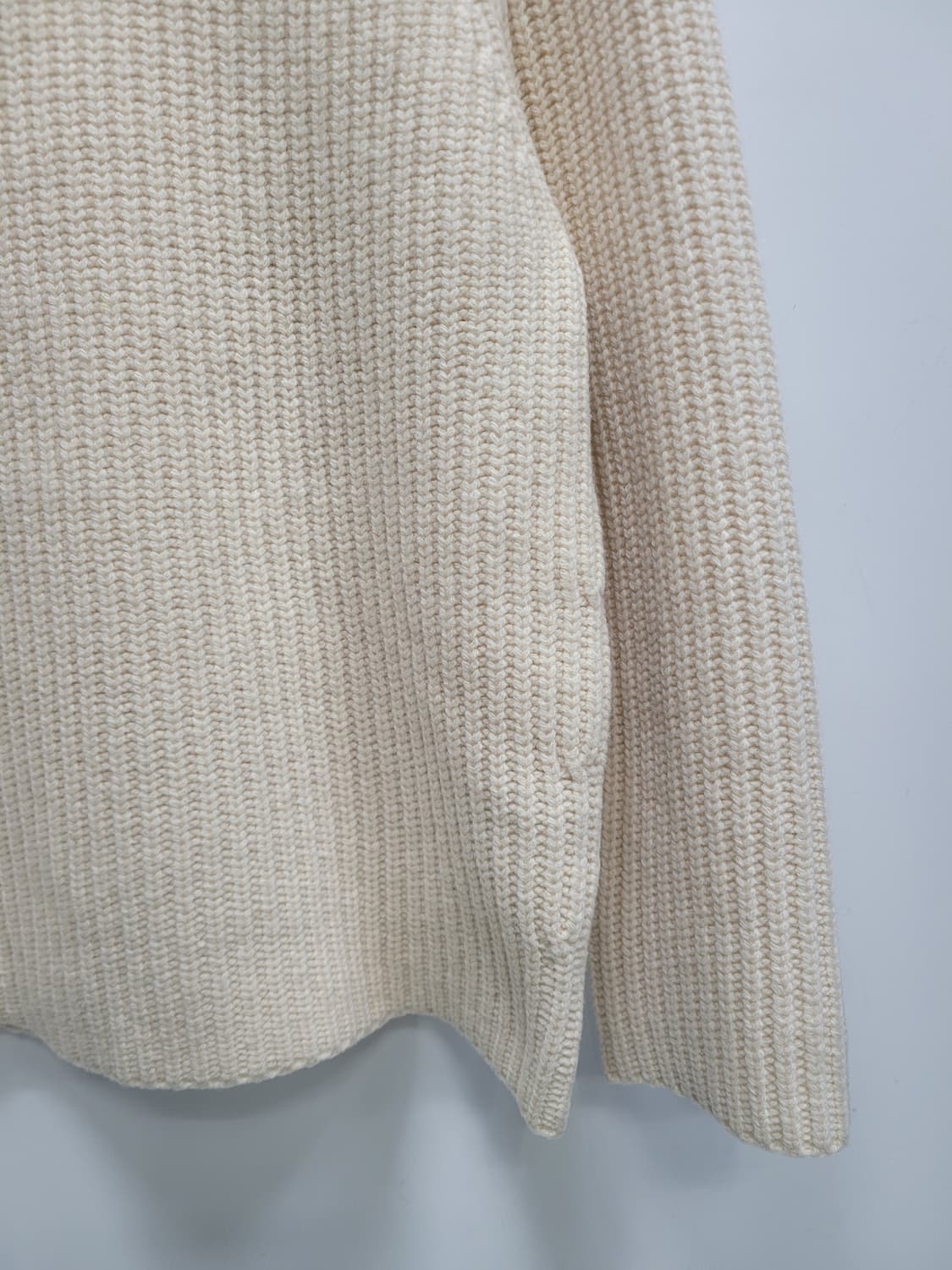 POLO 폴로 랄프로렌 울 캐시미어 니트 스웨트 / 여 M 아이보리
 상품이미지5