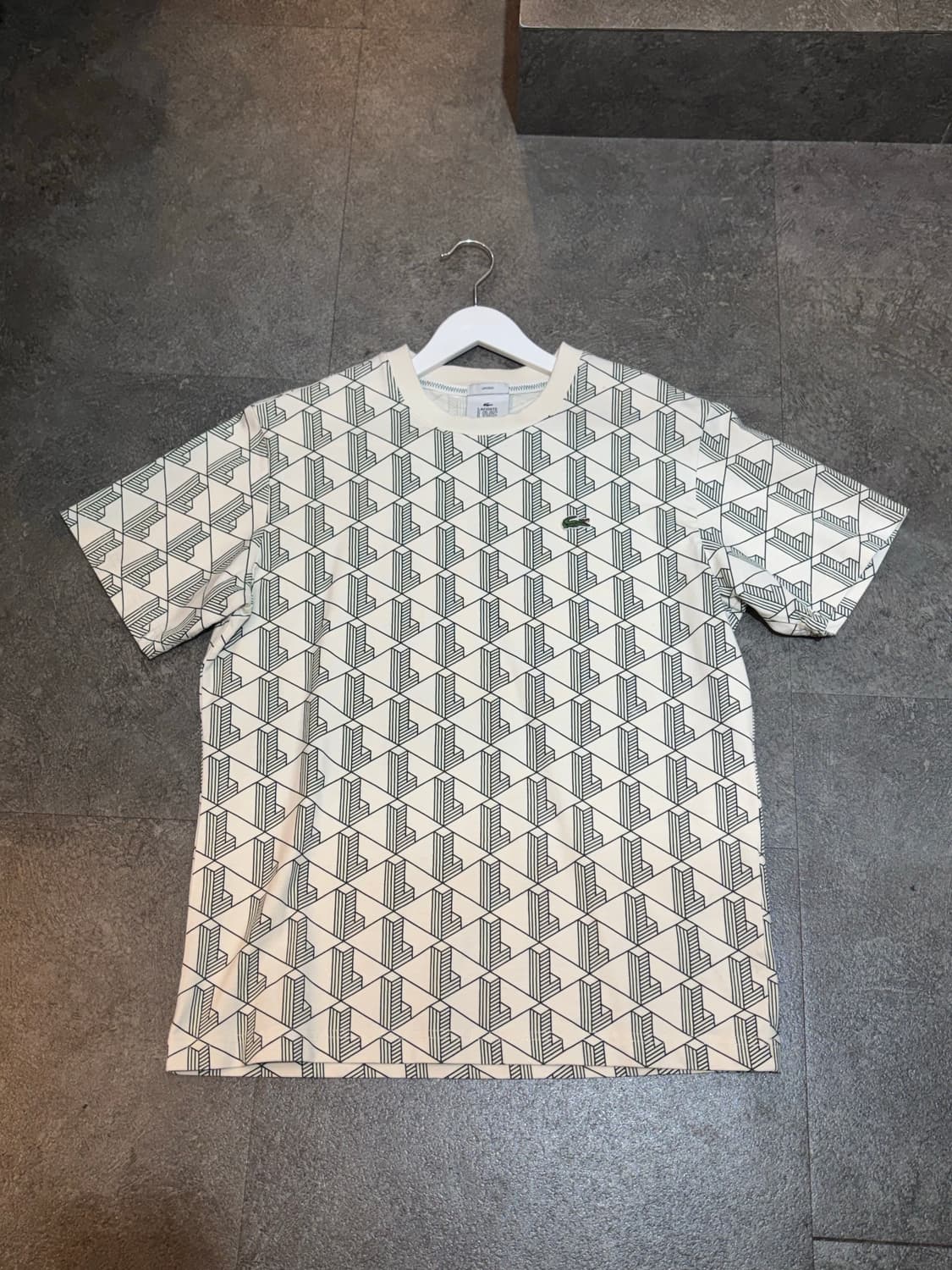 라코스테 유니섹스 모노그램 반팔 티셔츠 100사이즈 상품이미지2