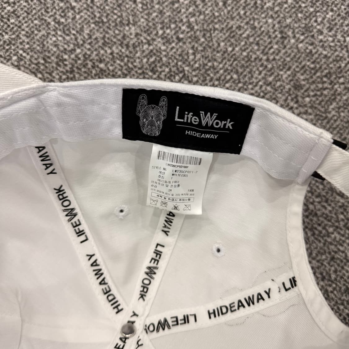 F 라이프워크 LifeWork 라독 하드 볼캡 모자  상품이미지9