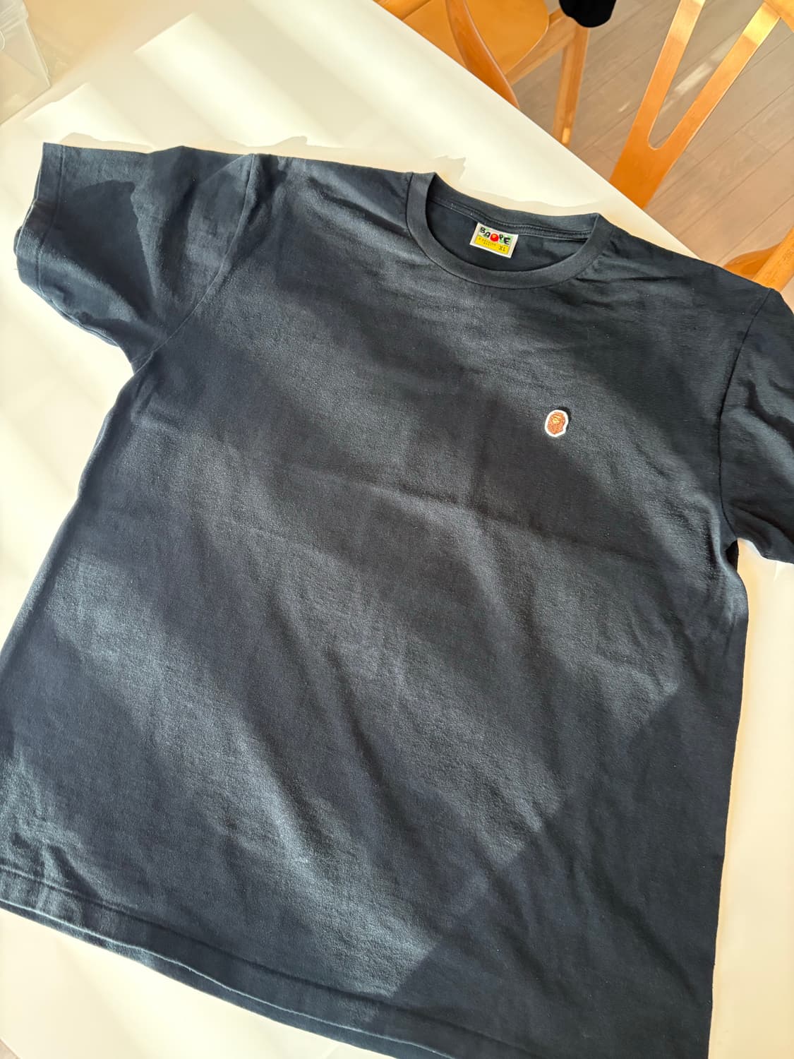 Bape 스몰로고 검정 반팔 xl사이즈 상품이미지1
