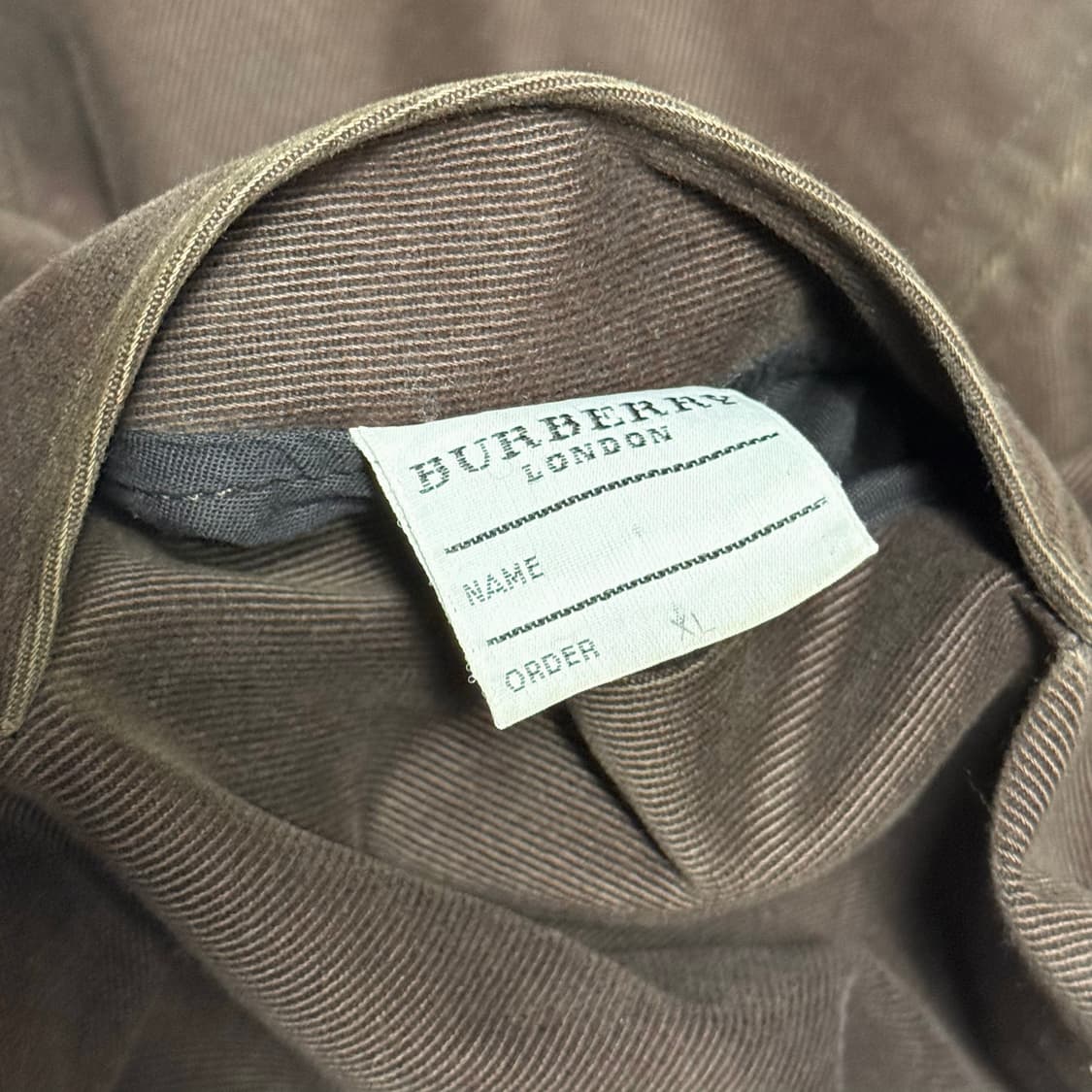 XL 버버리 클래식 브라운 해링턴 자켓 상품이미지6