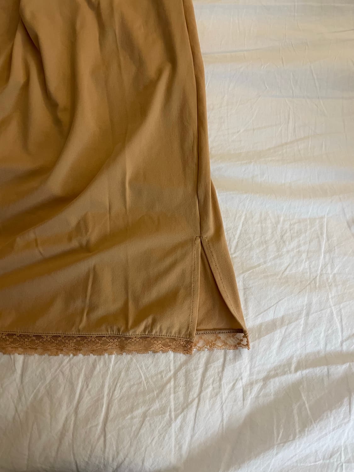 Shushu Tong 베이지 스트레치 미디 스커트 UK12 상품이미지4