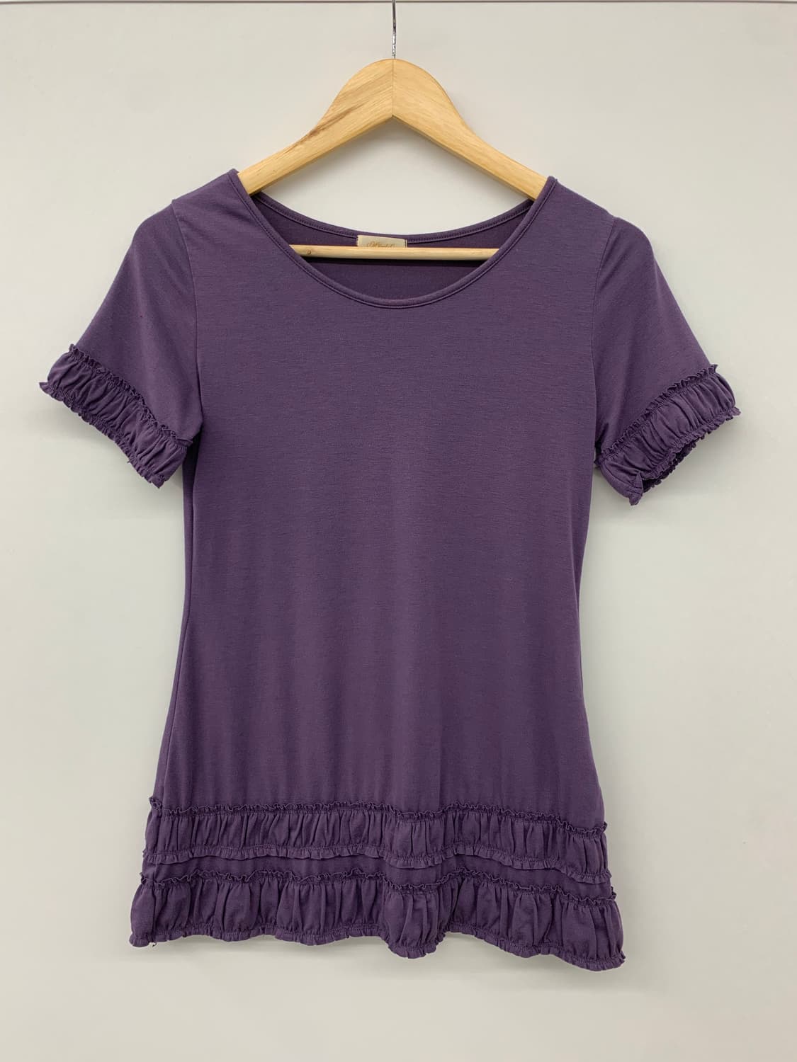 재패니즈 그레이프 프릴 탑 상품이미지4