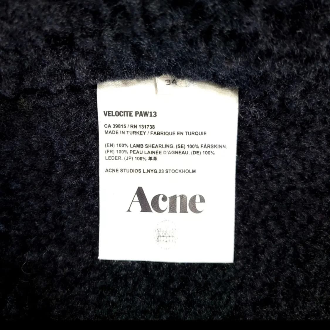 아크네스튜디오 벨로시티 무스탕자켓 상품이미지8