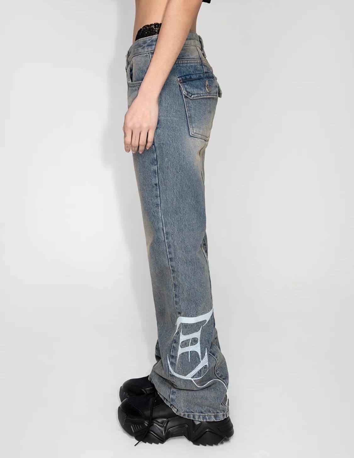 와이이이엘 엘이이와이 부츠컷 팬츠 상품이미지2