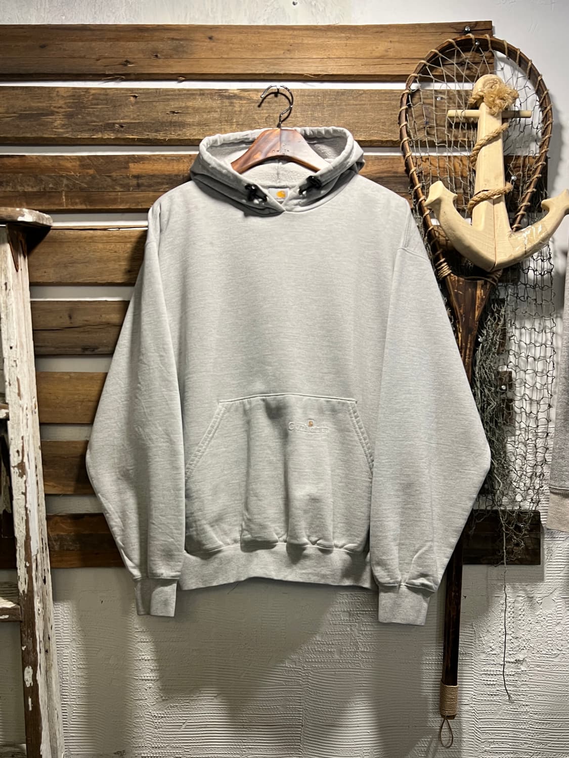 [L]칼하트 Made in USA 멜란지 후드 티셔츠 상품이미지1