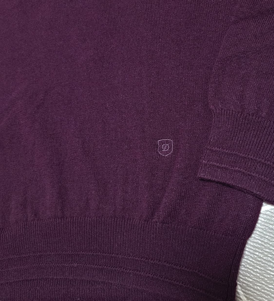 S.T Dupont 듀퐁 울캐시미어 하프넥 니트 L 상품이미지3