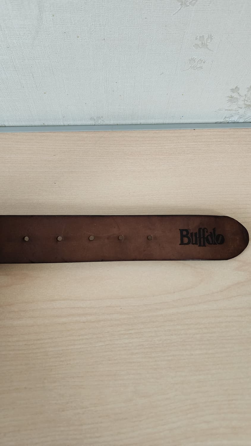 버팔로(Buffalo) 빈티지 통가죽 벨트 상품이미지6