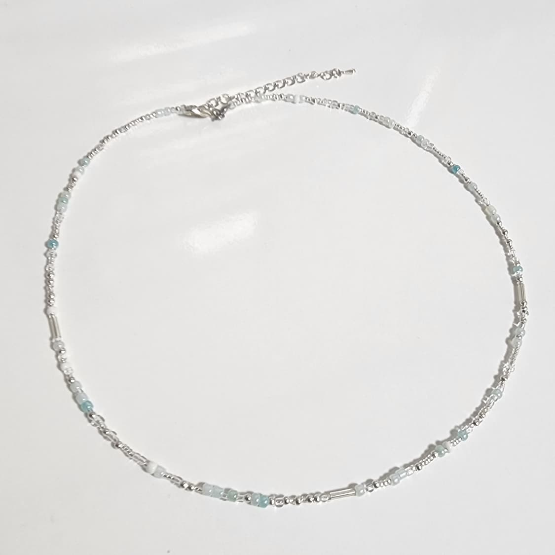 남자 민트 실버 목걸이 상품이미지2