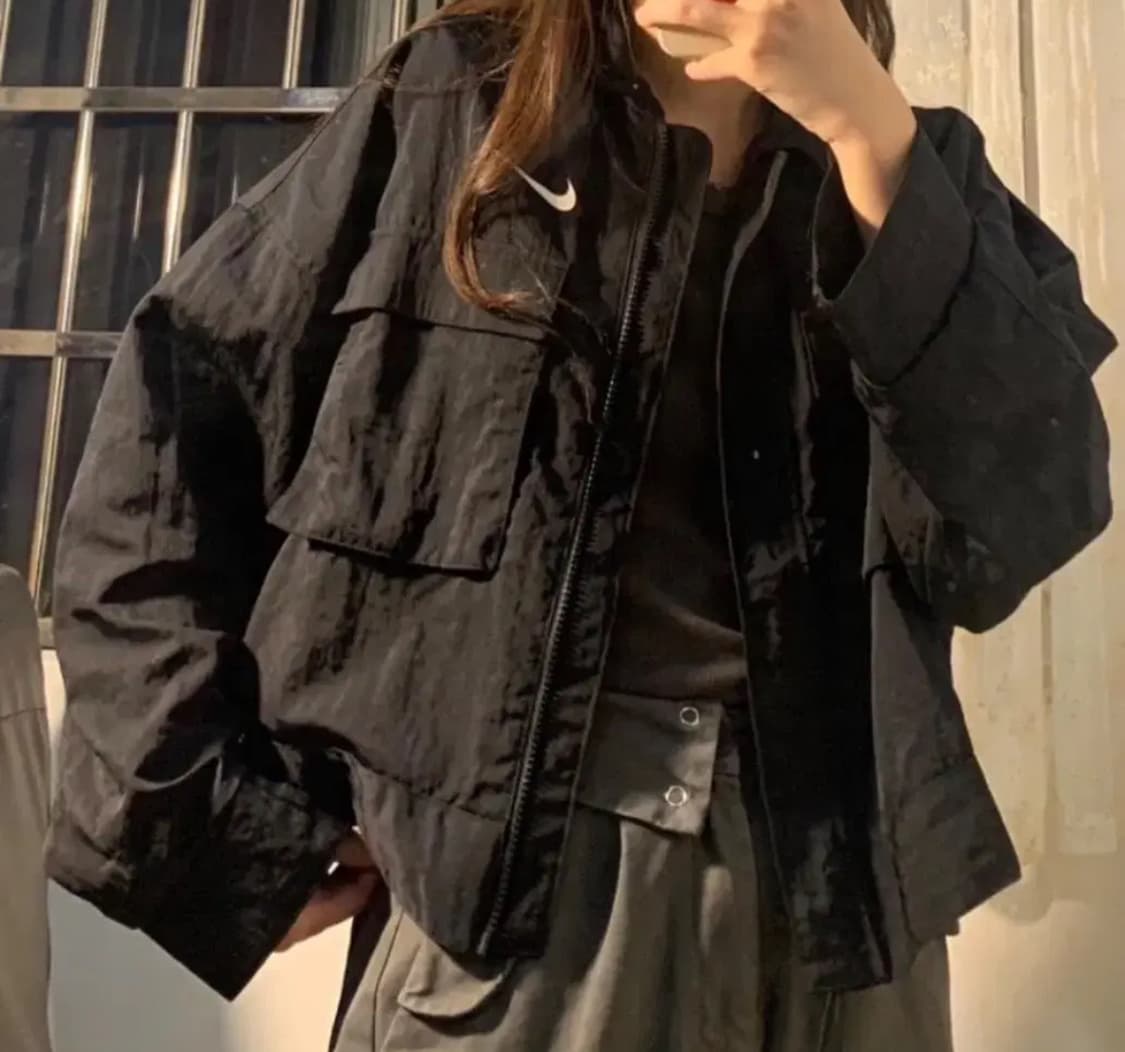 나이키 크롭 바람막이자켓 상품이미지1