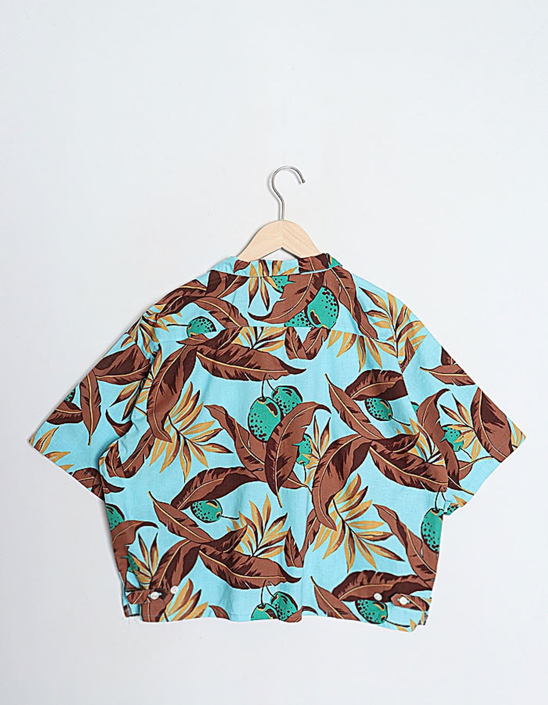 NEWS SELECTION Croped Aloha Shirts 상품이미지5