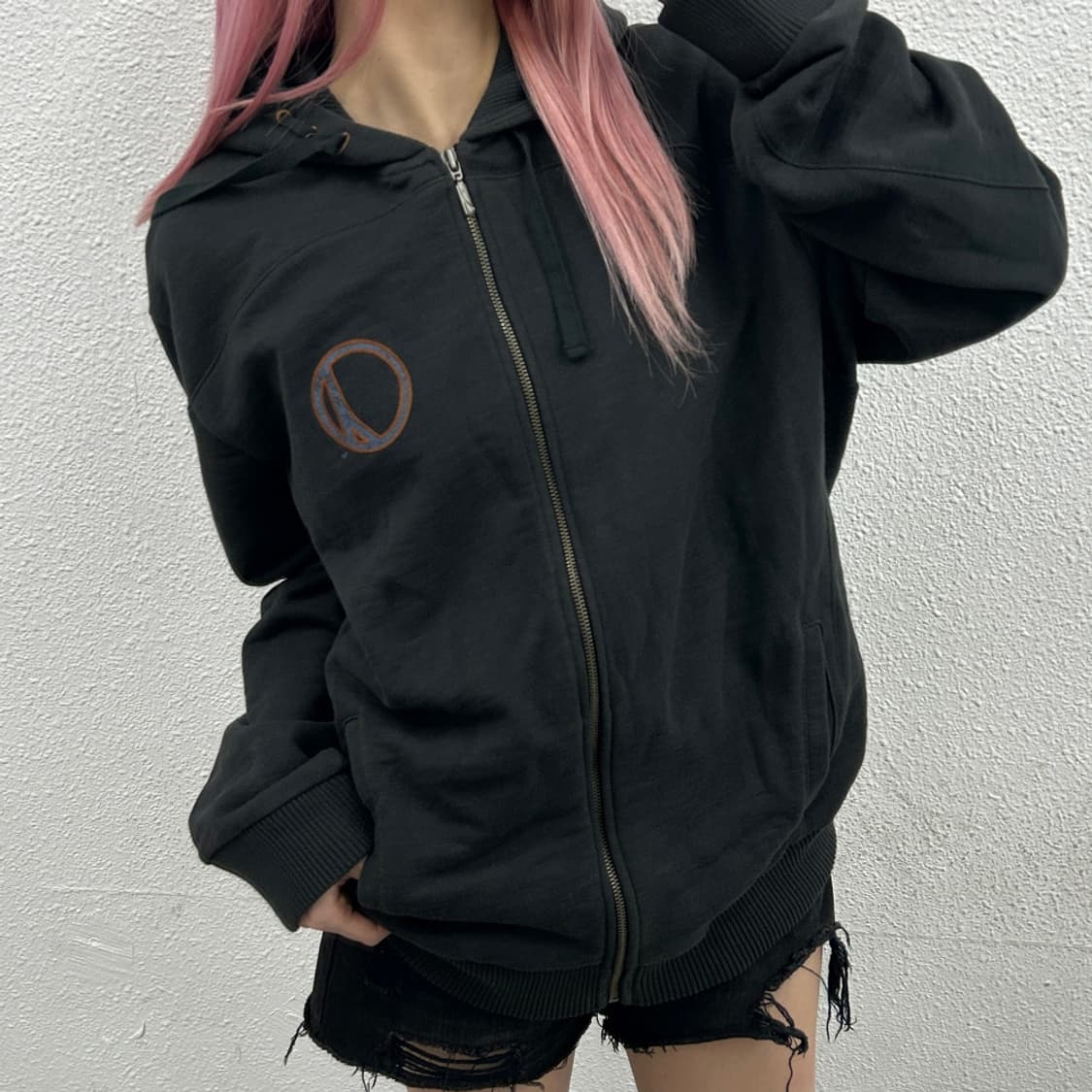 00s 리바이스 블랙 엔지니어드 후드집업 105 상품이미지2