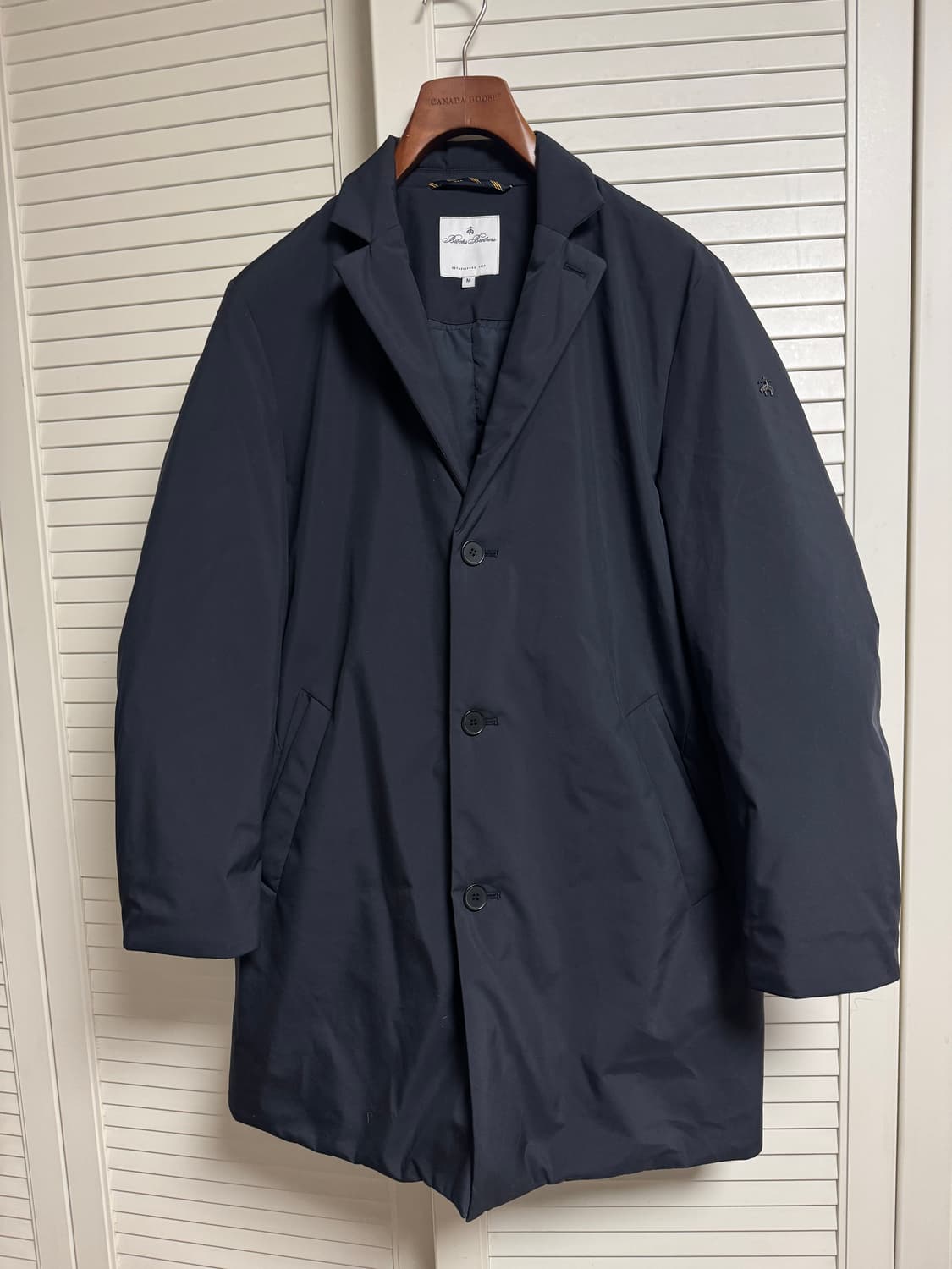 브룩스 브라더스 이탈리아 원단 패딩 코트 M 100~ 폴로 상품이미지1