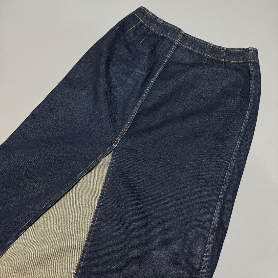 히스테릭글래머 히스테릭스 인디고블루 사이드 플라이버튼 슬릿 데님 롱스커트 상품이미지6