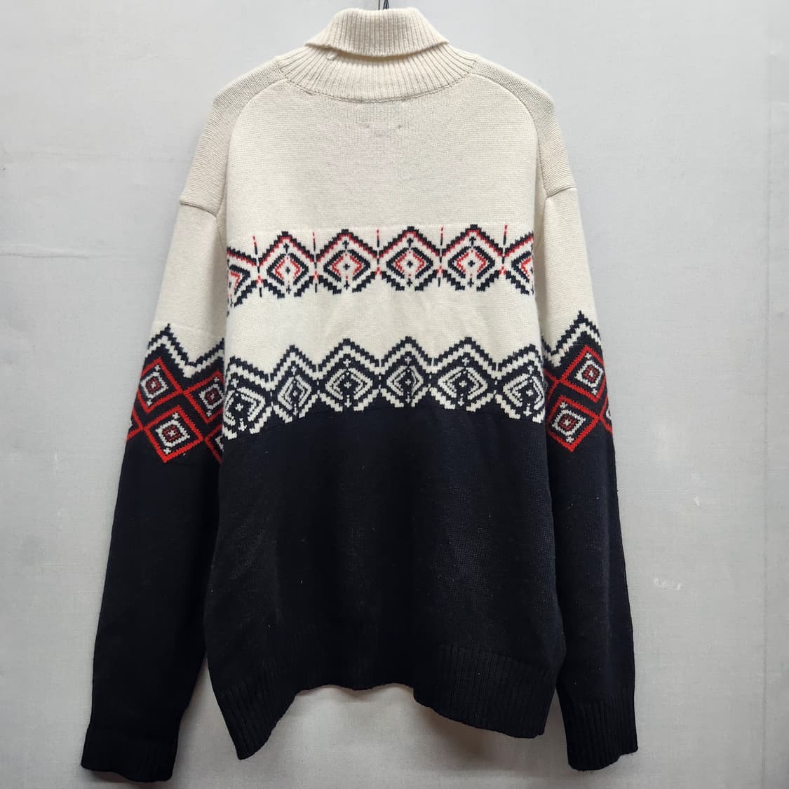 헤지스 노르딕 패턴 터틀넥 스웨터 XL 상품이미지4