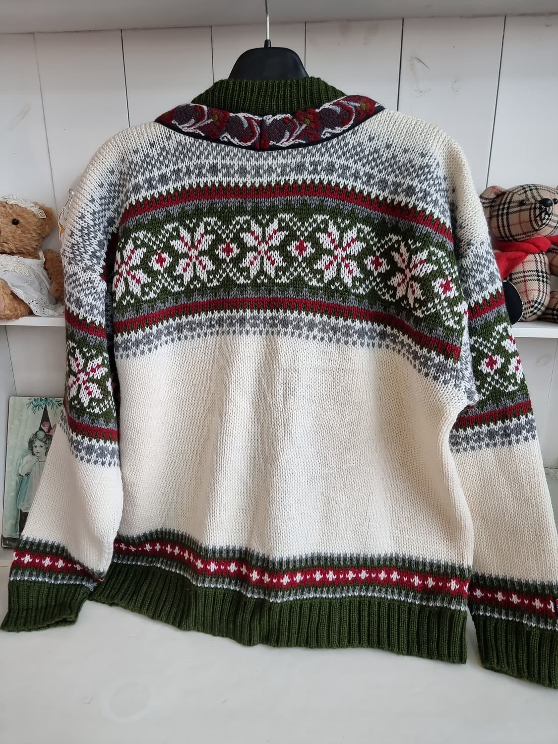 Nordstrikk 노르딕 패턴 울 가디건 상품이미지5