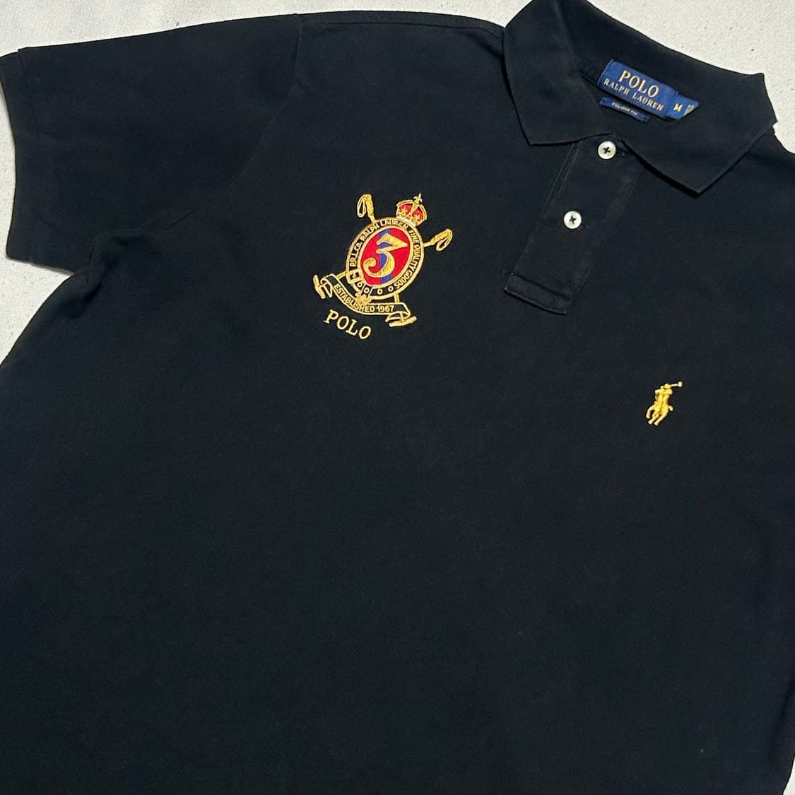🫶🏻 폴로랄프로렌 커스텀핏 블랙 카라 반팔티 🫶🏻 상품이미지2